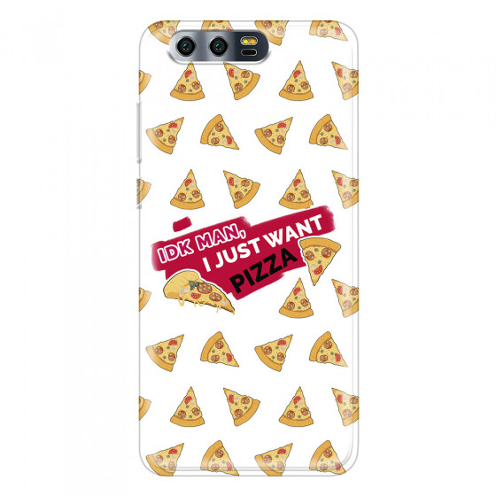 HONOR - Honor 9 - Soft Clear Case - Want Pizza Men Phone Case