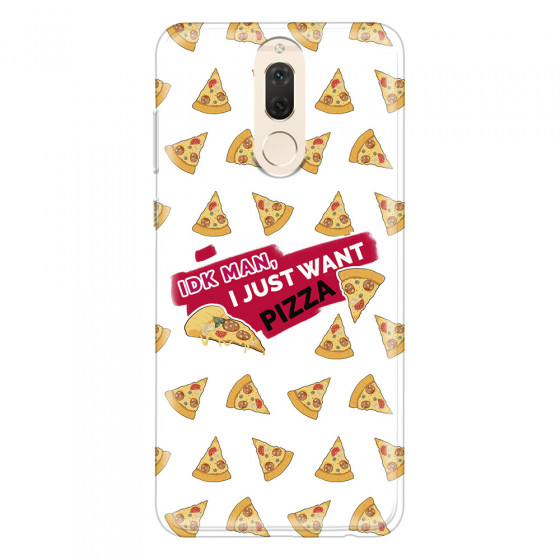 HUAWEI - Mate 10 lite - Soft Clear Case - Want Pizza Men Phone Case