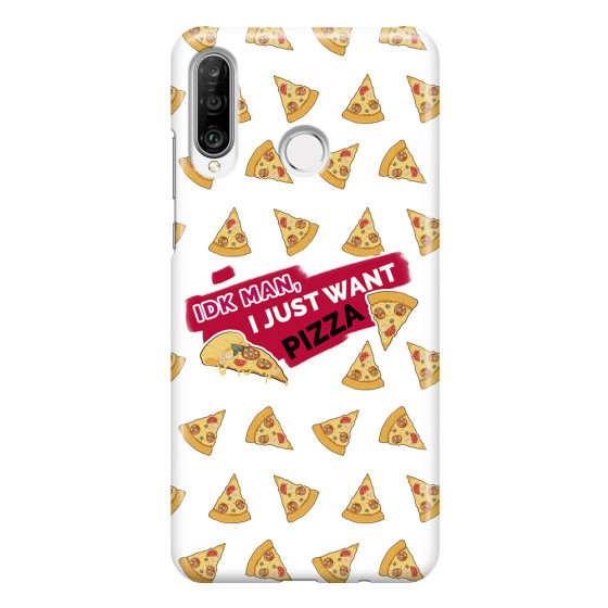 HUAWEI - P30 Lite - 3D Snap Case - Want Pizza Men Phone Case