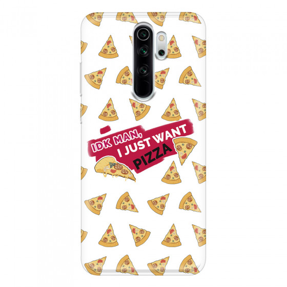 XIAOMI - Xiaomi Redmi Note 8 Pro - Soft Clear Case - Want Pizza Men Phone Case