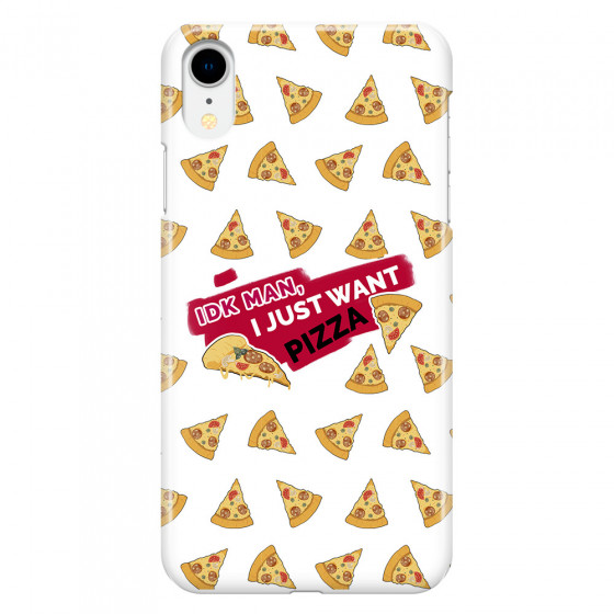 APPLE - iPhone XR - 3D Snap Case - Want Pizza Men Phone Case
