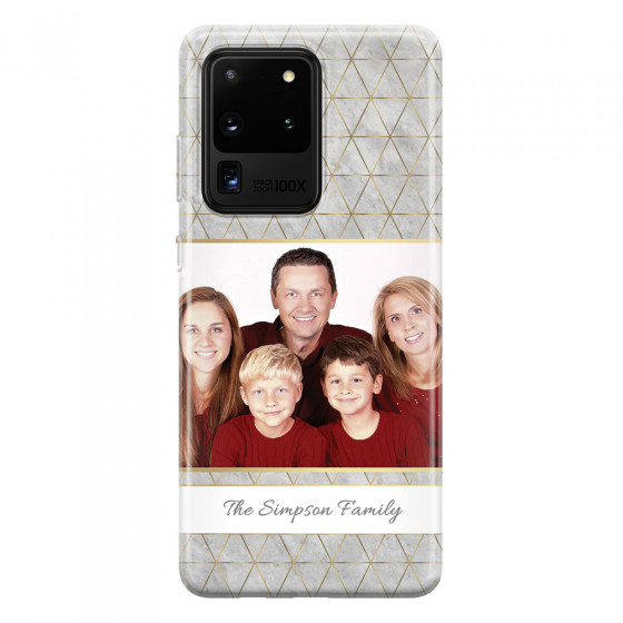 SAMSUNG - Galaxy S20 Ultra - Soft Clear Case - Happy Family