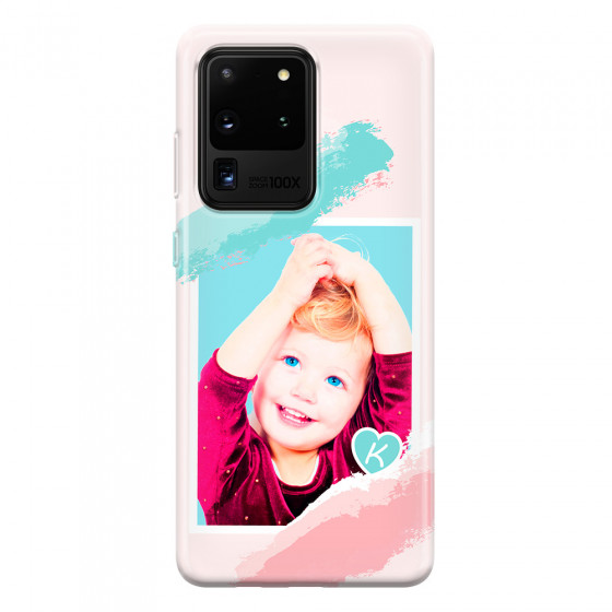 SAMSUNG - Galaxy S20 Ultra - Soft Clear Case - Kids Initial Photo