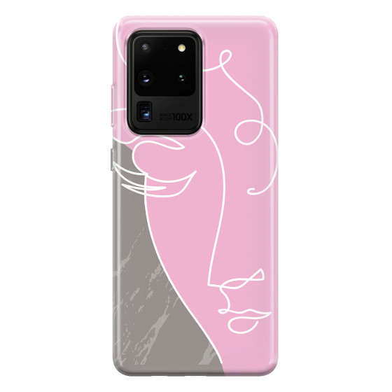SAMSUNG - Galaxy S20 Ultra - Soft Clear Case - Miss Pink