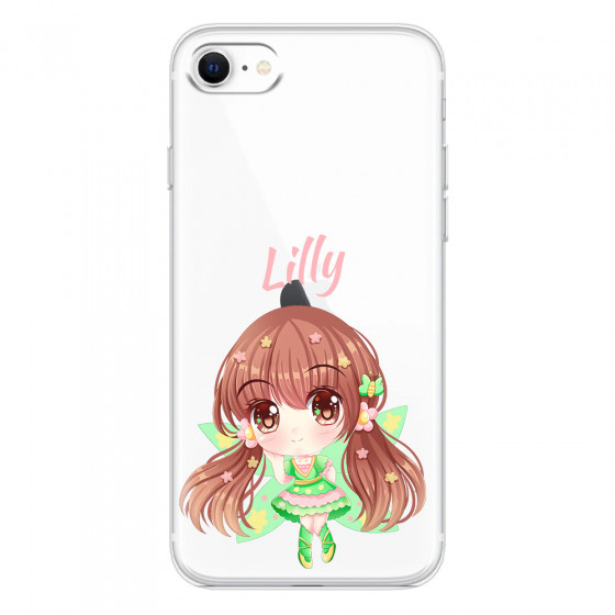 APPLE - iPhone SE 2020 - Soft Clear Case - Chibi Lilly