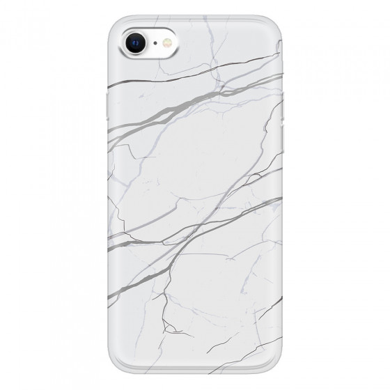 APPLE - iPhone SE 2020 - Soft Clear Case - Pure Marble Collection V.