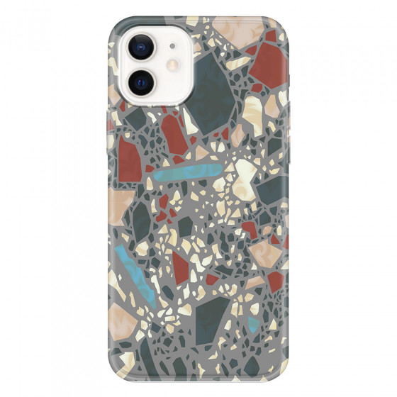 APPLE - iPhone 12 Mini - Soft Clear Case - Terrazzo Design X