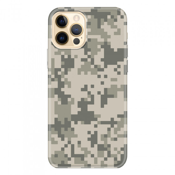 APPLE - iPhone 12 Pro - Soft Clear Case - Digital Camouflage