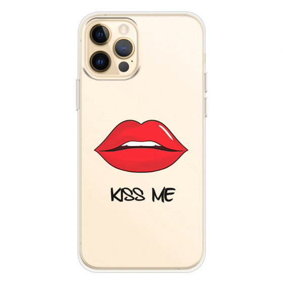 APPLE - iPhone 12 Pro - Soft Clear Case - Kiss Me