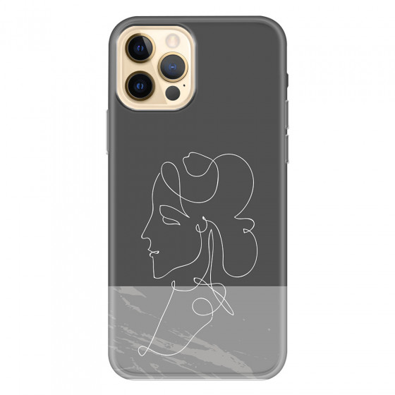 APPLE - iPhone 12 Pro - Soft Clear Case - Miss Marble