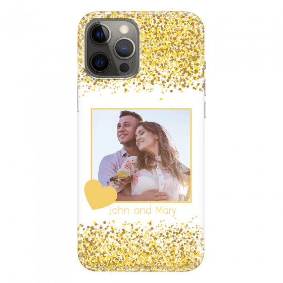 APPLE - iPhone 12 Pro Max - Soft Clear Case - Gold Memories