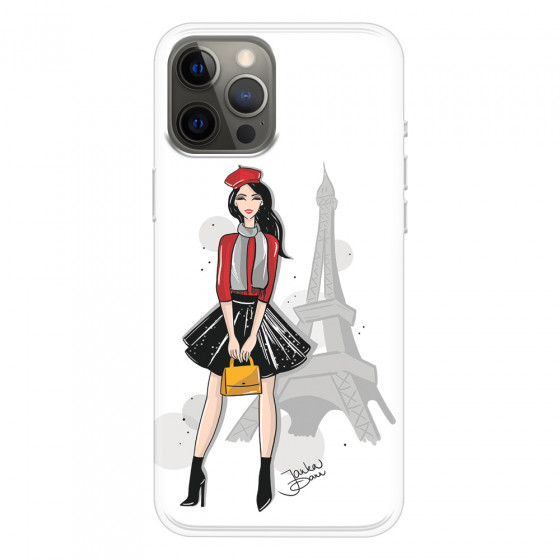 APPLE - iPhone 12 Pro Max - Soft Clear Case - Paris With Love