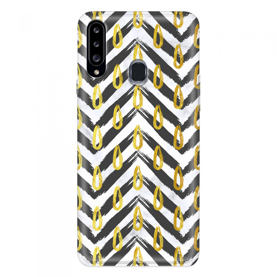 SAMSUNG - Galaxy A20S - Soft Clear Case - Exotic Waves