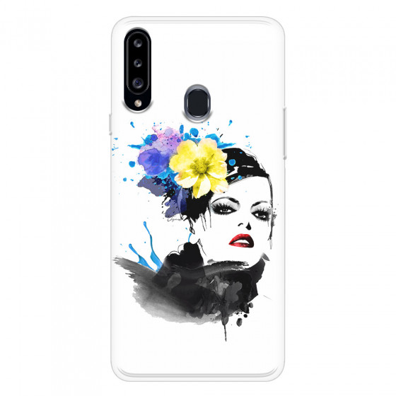 SAMSUNG - Galaxy A20S - Soft Clear Case - Floral Beauty