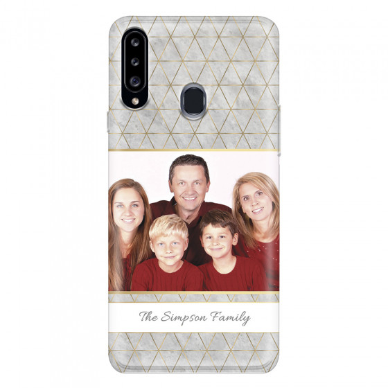 SAMSUNG - Galaxy A20S - Soft Clear Case - Happy Family