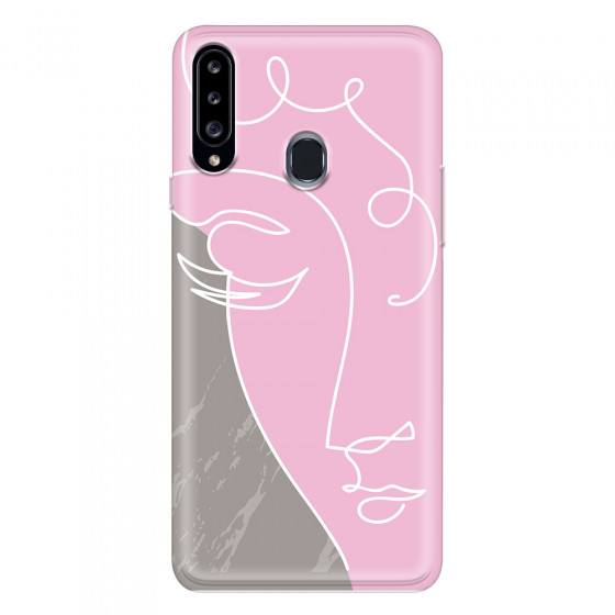 SAMSUNG - Galaxy A20S - Soft Clear Case - Miss Pink