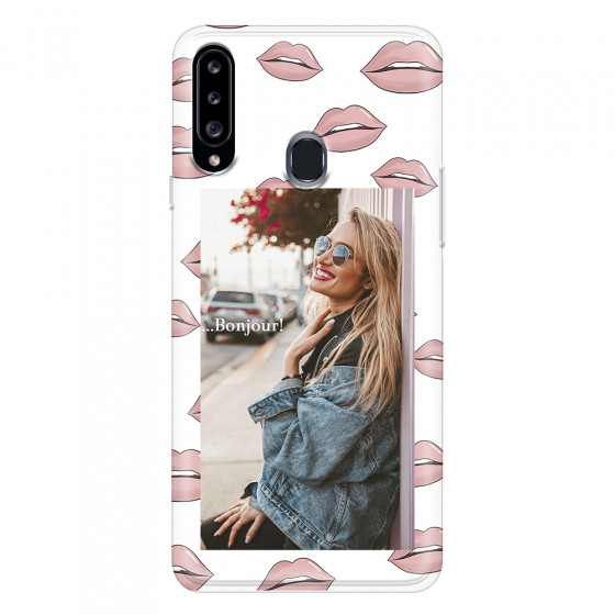 SAMSUNG - Galaxy A20S - Soft Clear Case - Teenage Kiss Phone Case
