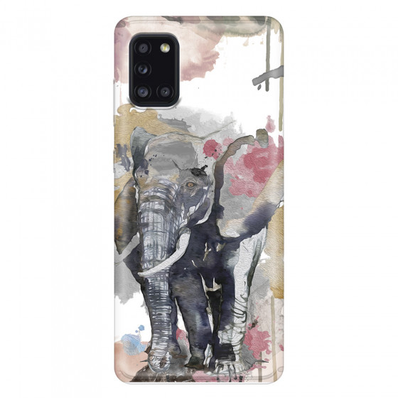 SAMSUNG - Galaxy A31 - Soft Clear Case - Elephant