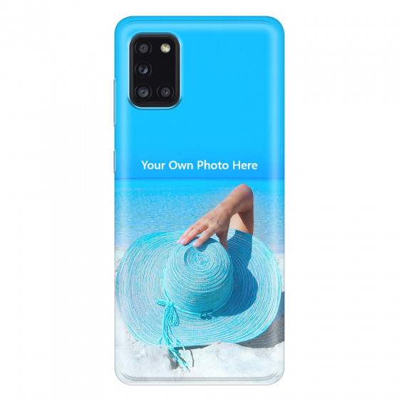 SAMSUNG - Galaxy A31 - Soft Clear Case - Single Photo Case