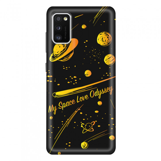SAMSUNG - Galaxy A41 - Soft Clear Case - Dark Space Odyssey