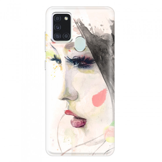 SAMSUNG - Galaxy A21S - Soft Clear Case - Face of a Beauty