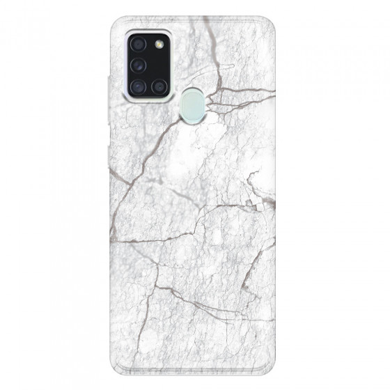 SAMSUNG - Galaxy A21S - Soft Clear Case - Pure Marble Collection II.