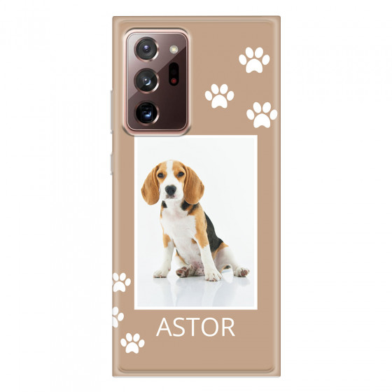 SAMSUNG - Galaxy Note20 Ultra - Soft Clear Case - Puppy
