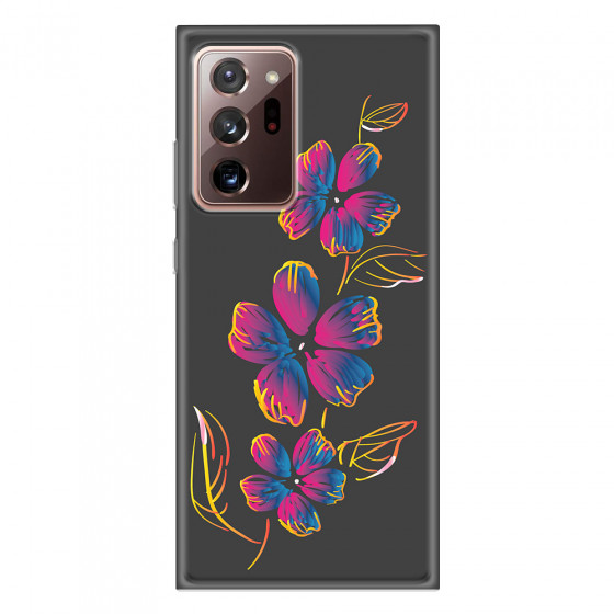 SAMSUNG - Galaxy Note20 Ultra - Soft Clear Case - Spring Flowers In The Dark