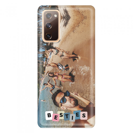SAMSUNG - Galaxy S20 FE - Soft Clear Case - Besties Phone Case