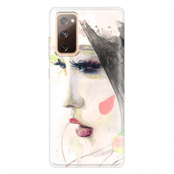 SAMSUNG - Galaxy S20 FE - Soft Clear Case - Face of a Beauty