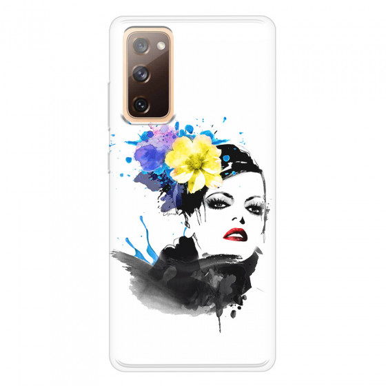 SAMSUNG - Galaxy S20 FE - Soft Clear Case - Floral Beauty