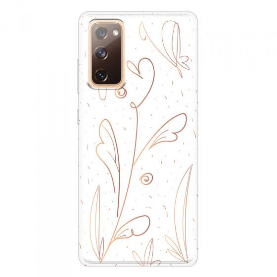 SAMSUNG - Galaxy S20 FE - Soft Clear Case - Flowers In Style