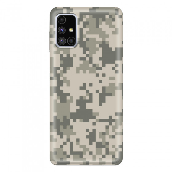 SAMSUNG - Galaxy M51 - Soft Clear Case - Digital Camouflage