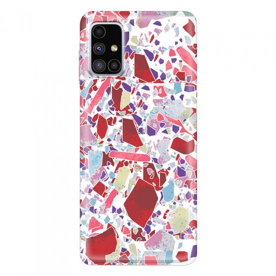 SAMSUNG - Galaxy M51 - Soft Clear Case - Terrazzo Design VI