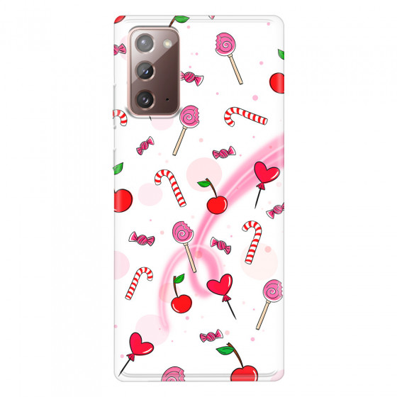 SAMSUNG - Galaxy Note20 - Soft Clear Case - Candy White