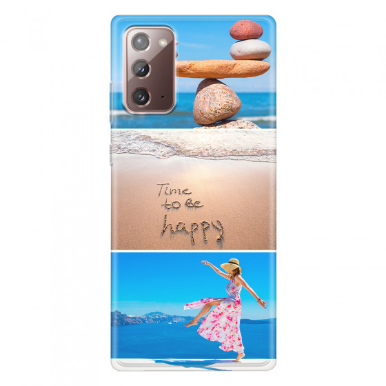SAMSUNG - Galaxy Note20 - Soft Clear Case - Collage of 3