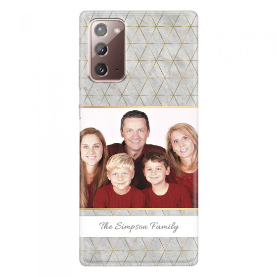 SAMSUNG - Galaxy Note20 - Soft Clear Case - Happy Family