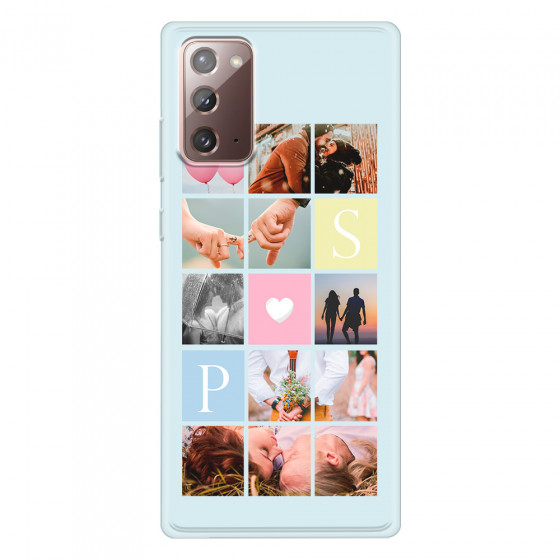 SAMSUNG - Galaxy Note20 - Soft Clear Case - Insta Love Photo Linked