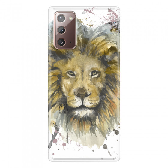 SAMSUNG - Galaxy Note20 - Soft Clear Case - Lion