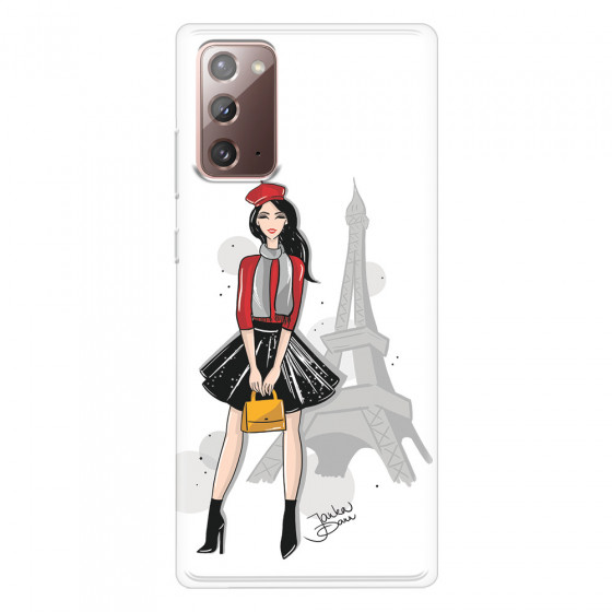 SAMSUNG - Galaxy Note20 - Soft Clear Case - Paris With Love