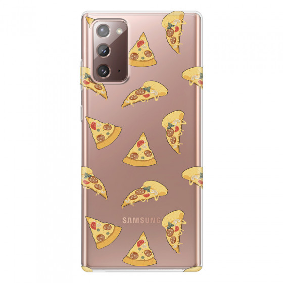 SAMSUNG - Galaxy Note20 - Soft Clear Case - Pizza Phone Case