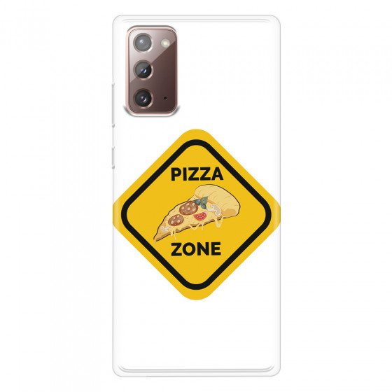 SAMSUNG - Galaxy Note20 - Soft Clear Case - Pizza Zone Phone Case