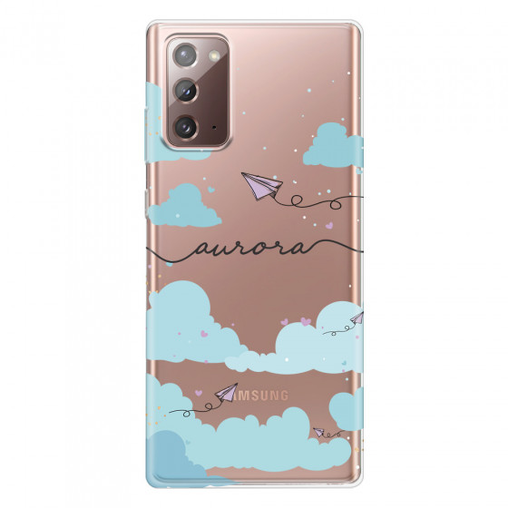 SAMSUNG - Galaxy Note20 - Soft Clear Case - Up in the Clouds