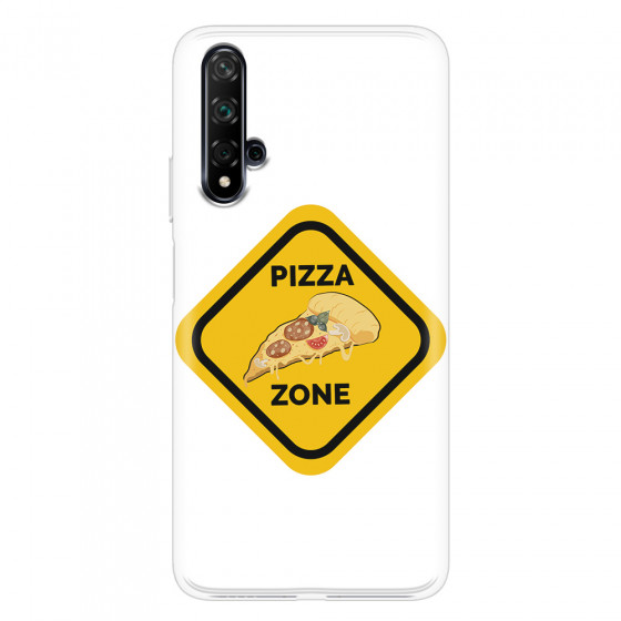 HUAWEI - Nova 5T - Soft Clear Case - Pizza Zone Phone Case