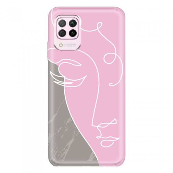 HUAWEI - P40 Lite - Soft Clear Case - Miss Pink