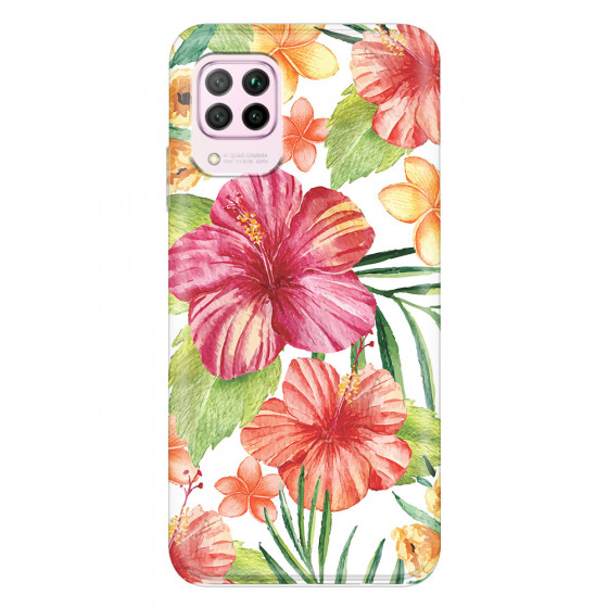 HUAWEI - P40 Lite - Soft Clear Case - Tropical Vibes