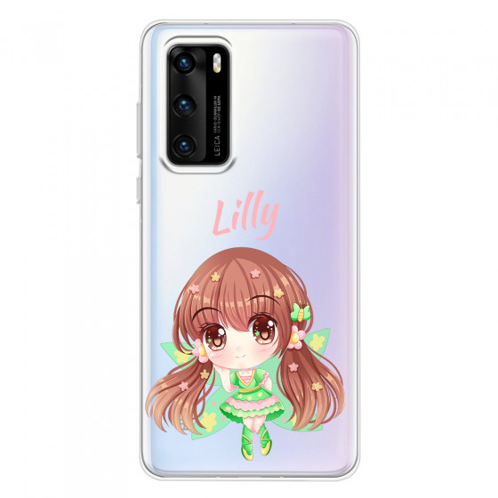 HUAWEI - P40 - Soft Clear Case - Chibi Lilly