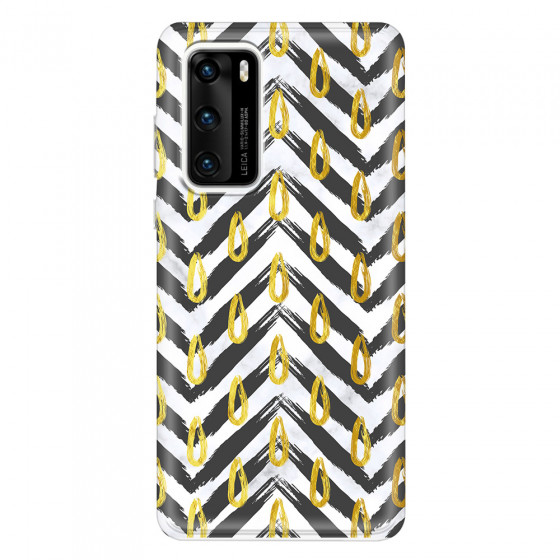 HUAWEI - P40 - Soft Clear Case - Exotic Waves