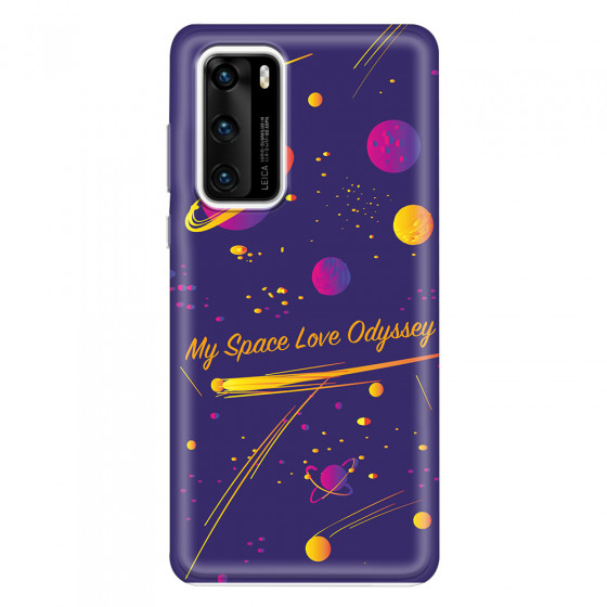 HUAWEI - P40 - Soft Clear Case - Love Space Odyssey