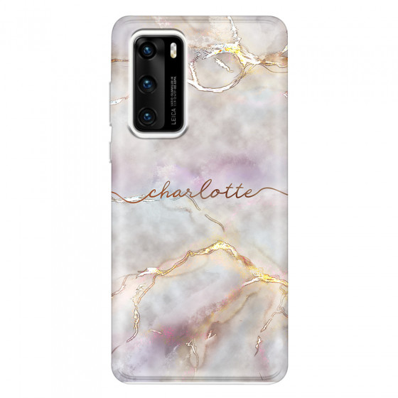 HUAWEI - P40 - Soft Clear Case - Marble Rootage